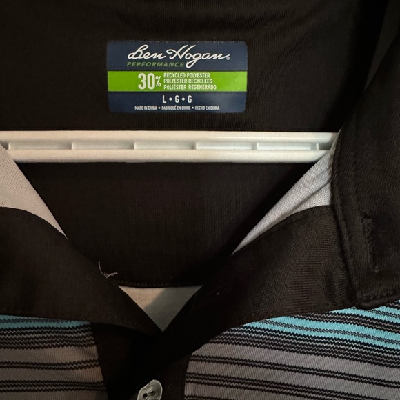 Striped Golf Polo - Picture 2 of 3